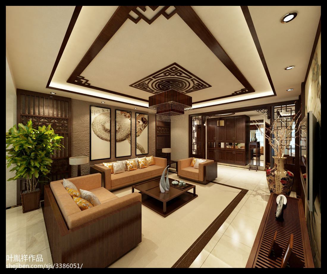 中式套房_1728557 &ndash; 設計本裝修效果圖